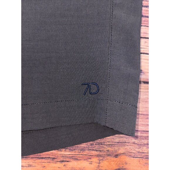 7Diamonds Mens Momentum Performance Shorts 38 Charcoal Gray - Picture 7 of 10